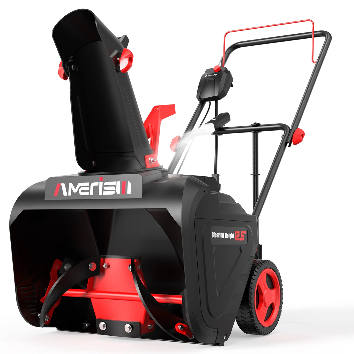 PowerSmart Electric Snow Blower With LED Light And Rotating Chute