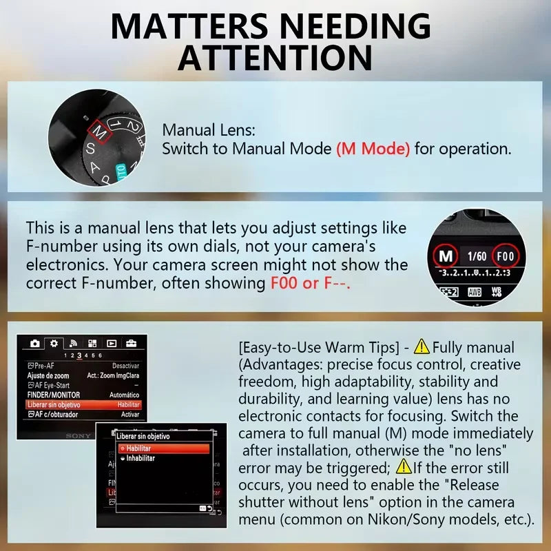 Professional Manual 420 To 800 Mm T Mount Camera Lens