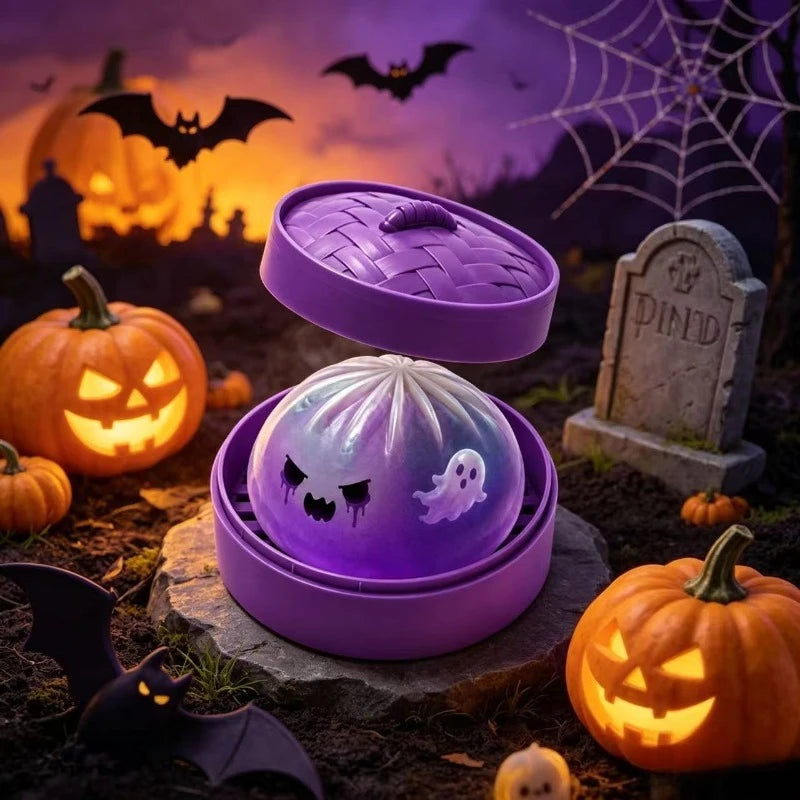 Halloween Ghost Dumpling Squishy Toy Slow Rebound Sensory Gift