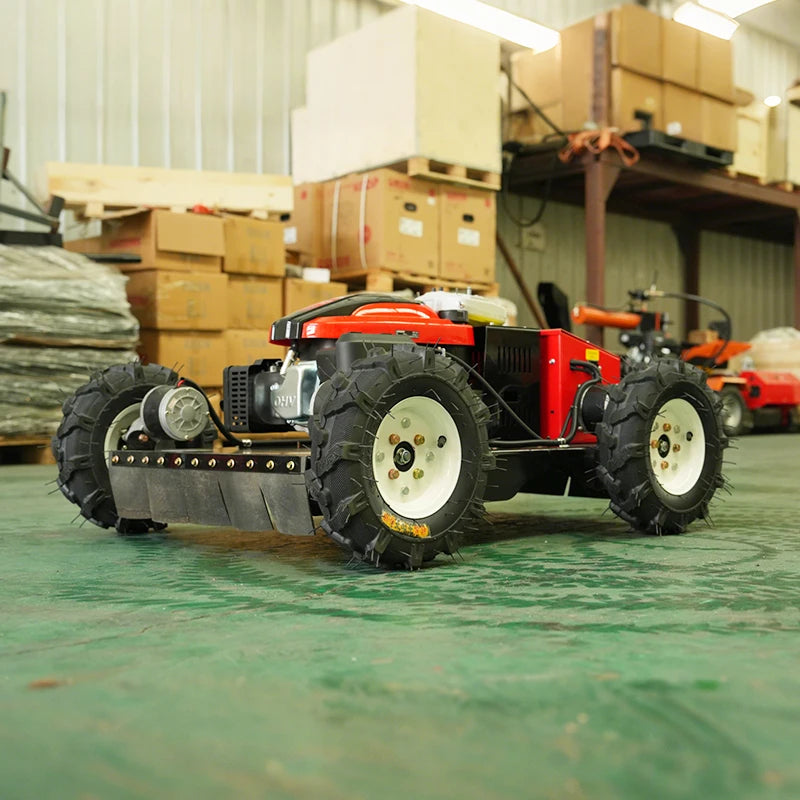 Self Powered Robotic Lawn Mower for Farm Garden Landscaping