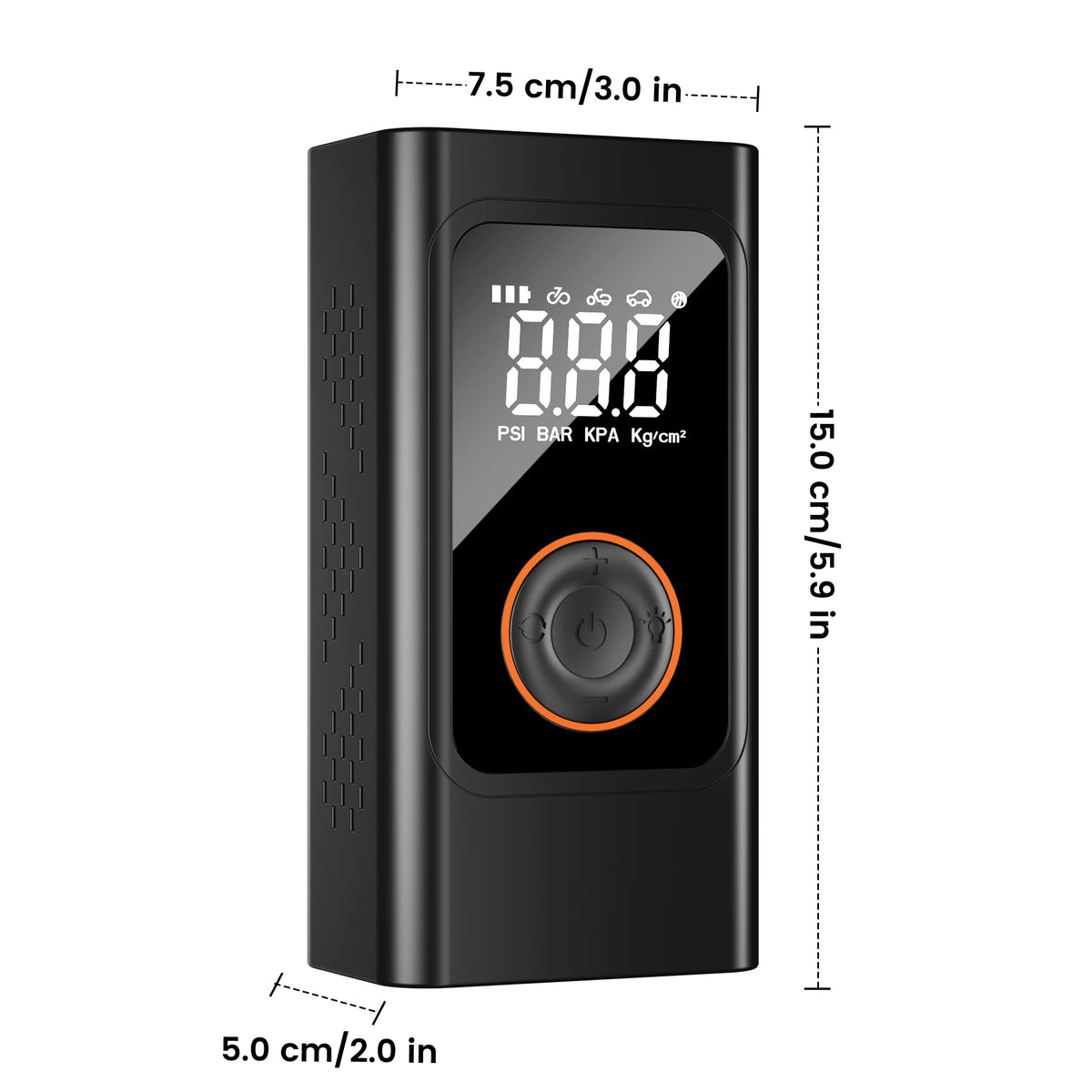 STSCELZ Cordless Tire Inflator With Digital Pressure Gauge