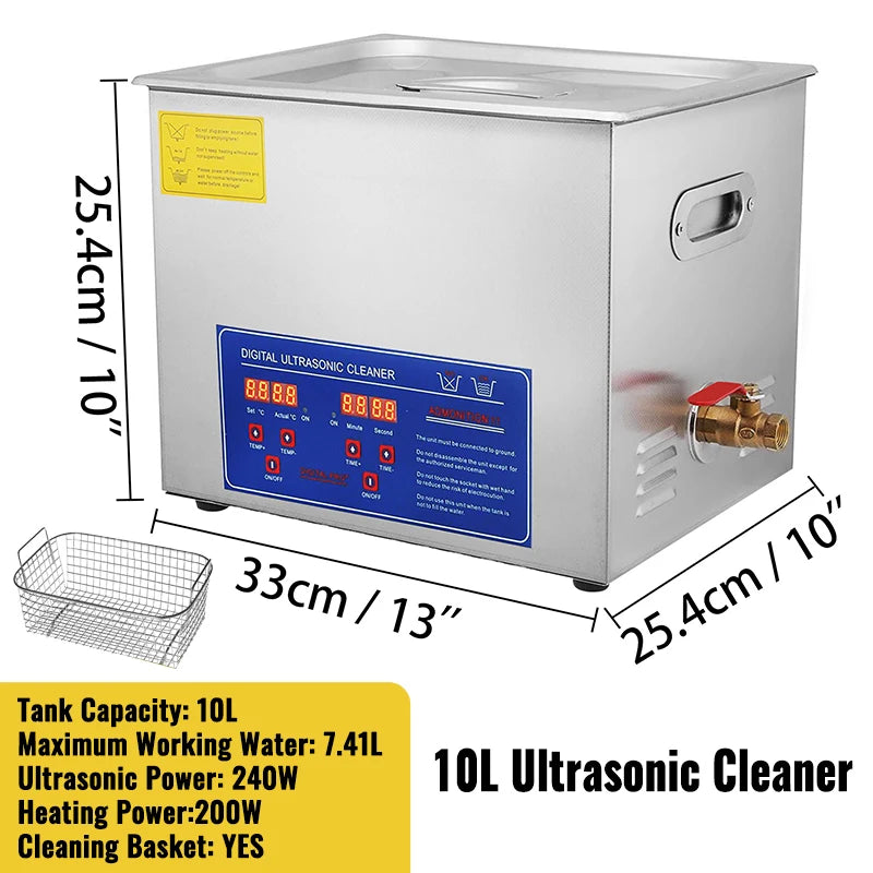 SucceBuy Portable Ultrasonic Cleaner For Household Dishwashing