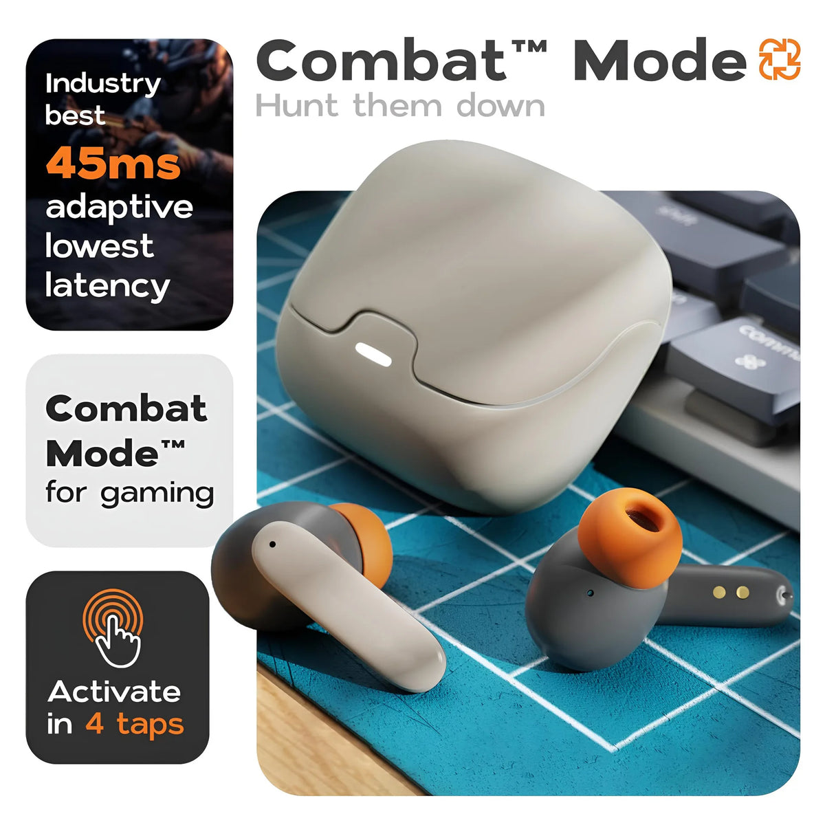 Sivir Wireless Earphones Bluetooth Noise Cancelling Touch Control