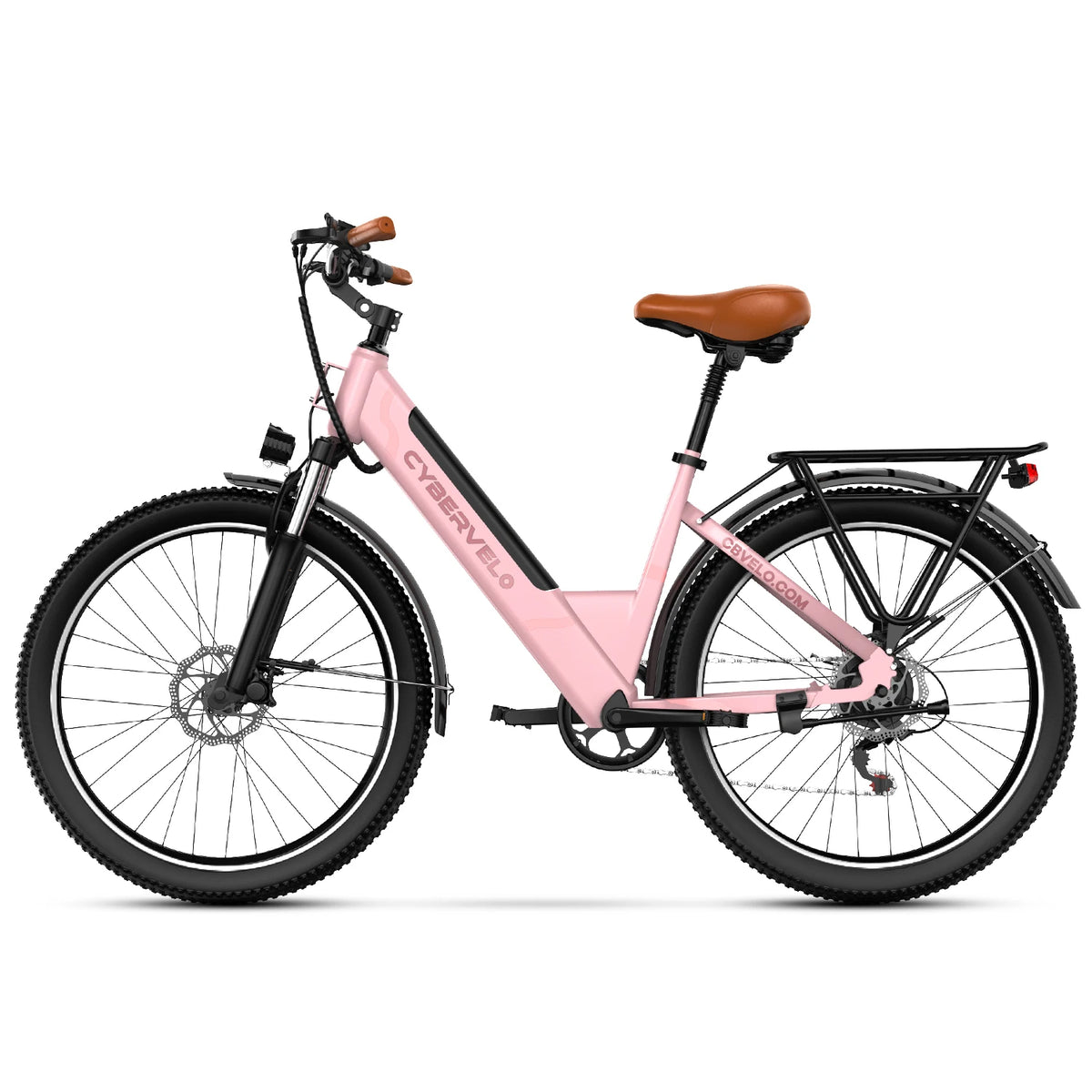 Cybervelo Urban Commute Electric Bike 1000W Peak Motor Detachable Battery