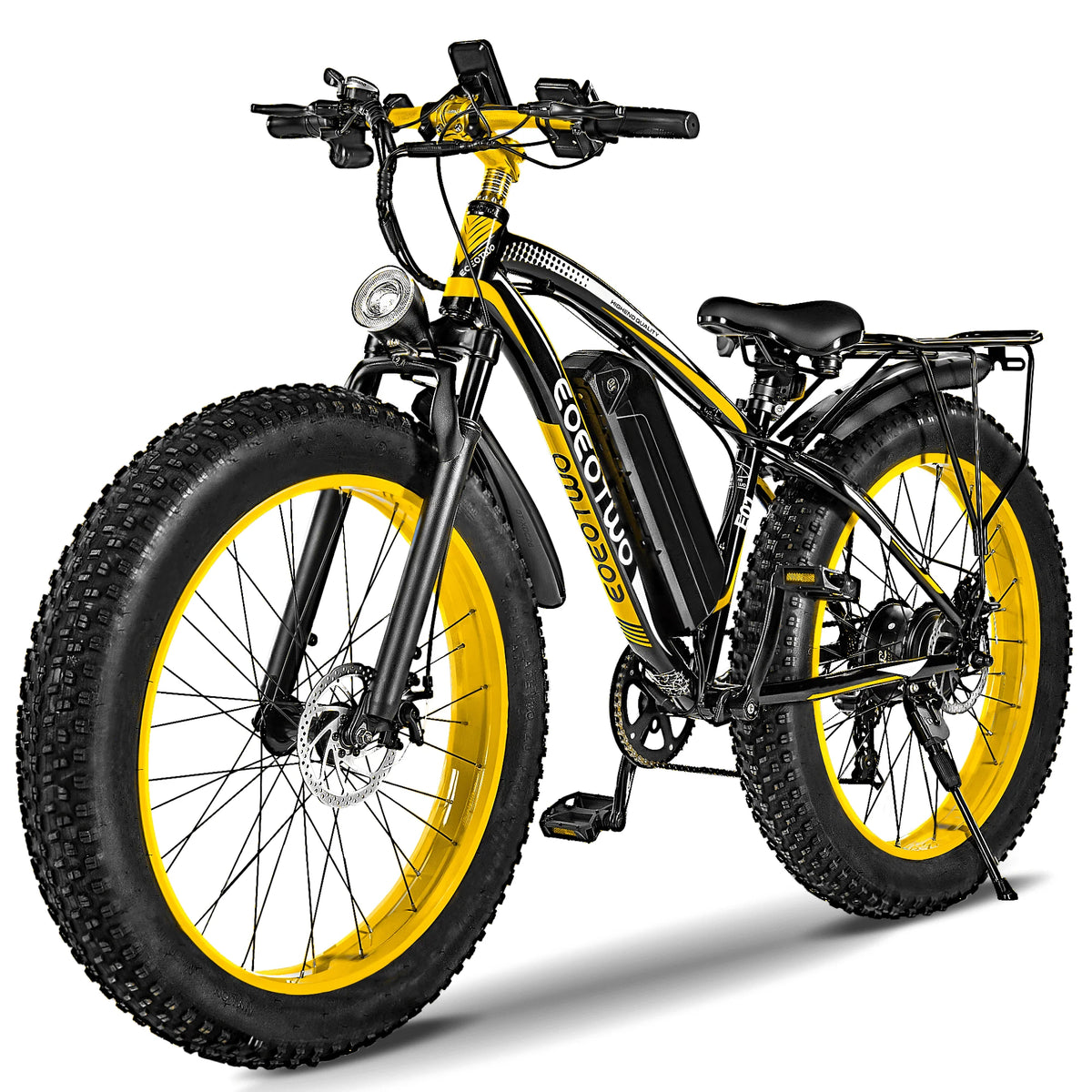 EOEOTWO Electric Fat Tire Bike For Adults Smooth Riding Experience