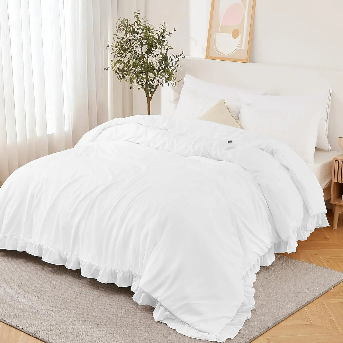 Garvee Electric Heating Blanket With Detachable Thermostat And Cover