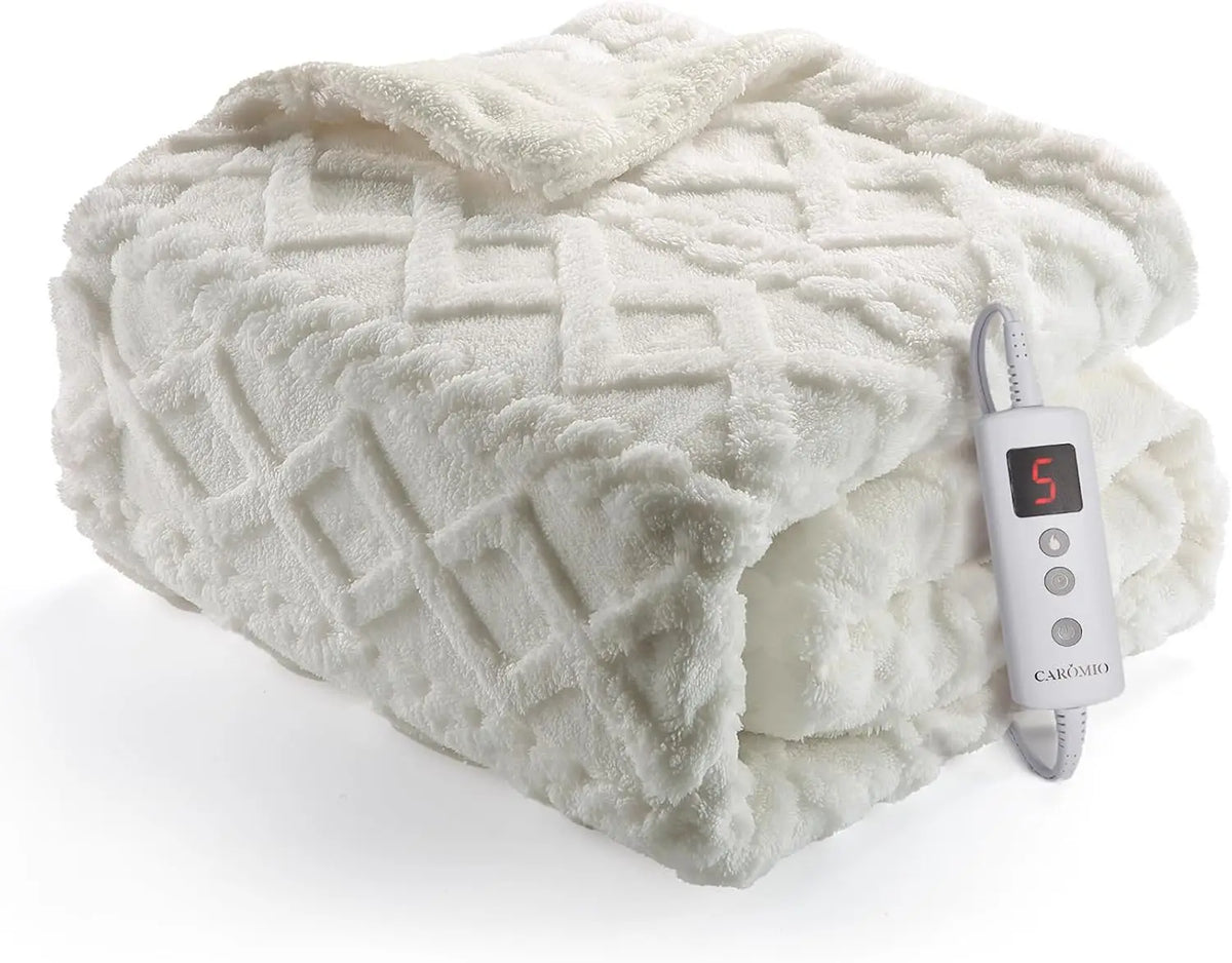 Garvee Premium Heated Electric Sherpa Throw Blanket