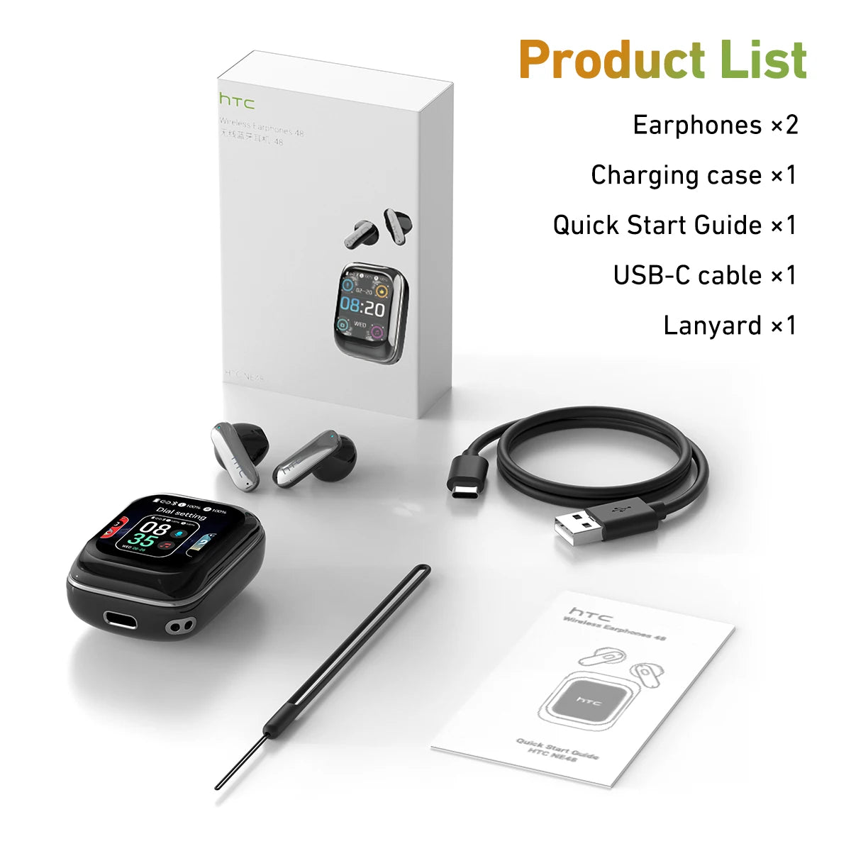 Wireless Bluetooth Earbuds With Noise Cancelling And AI Translation Features