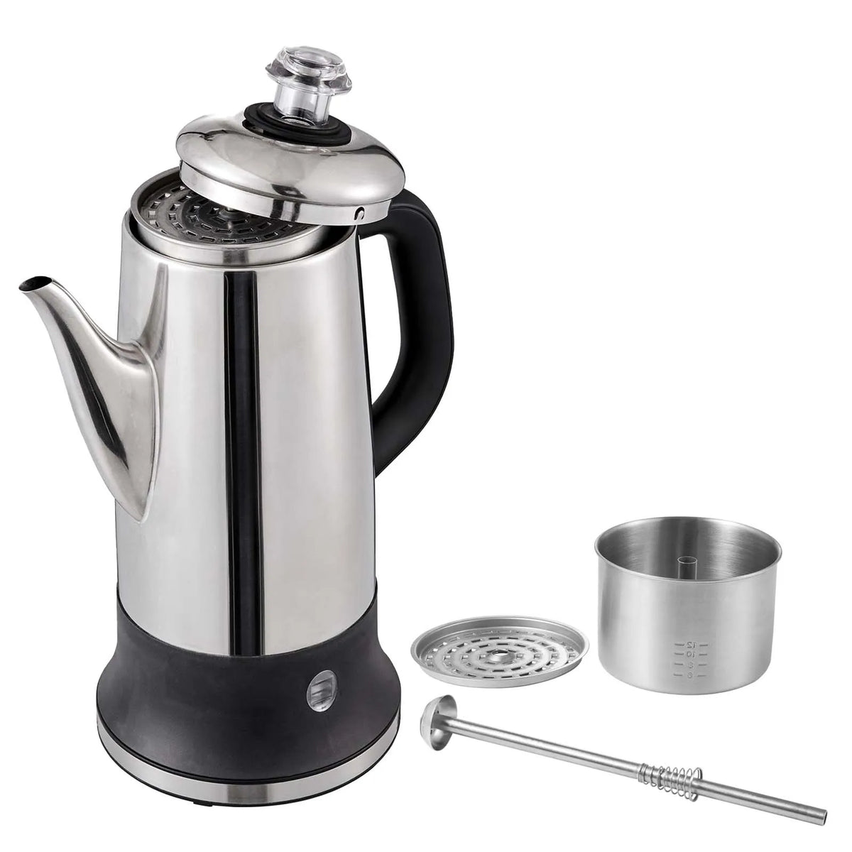SucceBuy Electric Percolator Coffee Maker With Automatic Keep Warm Function