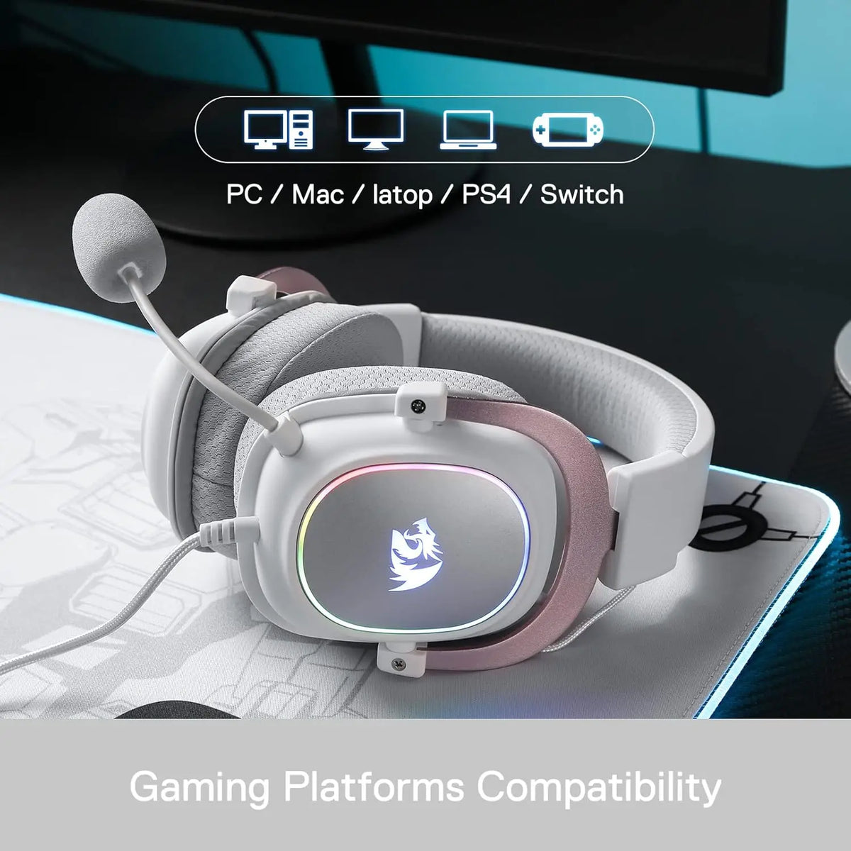 Redragon H510 Zeus-X RGB Wired Gaming Headset With 7.1 Sound