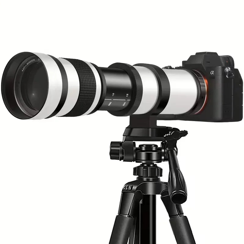 Professional Manual 420 To 800 Mm T Mount Camera Lens