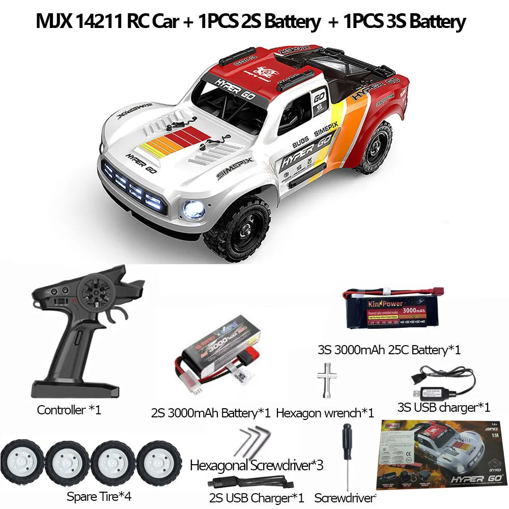 HYPER GO Brushless 4WD Remote Control Off Road Racing Truck