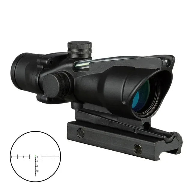 Bestsight Tactical Rifle Scope With Illuminated Red Dot