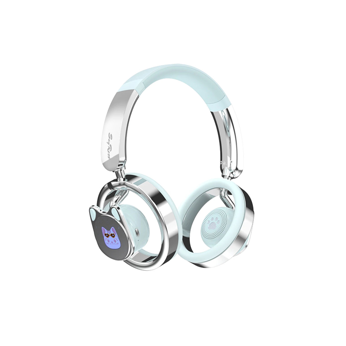 SayRose Cat Ear Open Back Bluetooth Wireless Headphones \