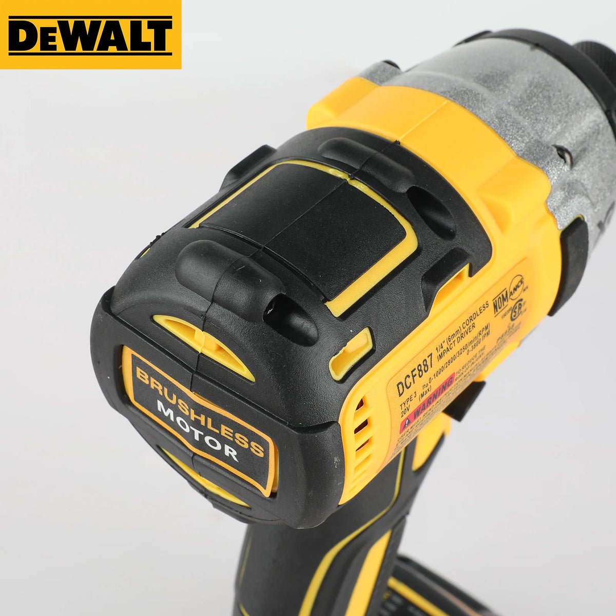 DEWALT DCD887 Brushless Cordless Impact Driver For Woodworking