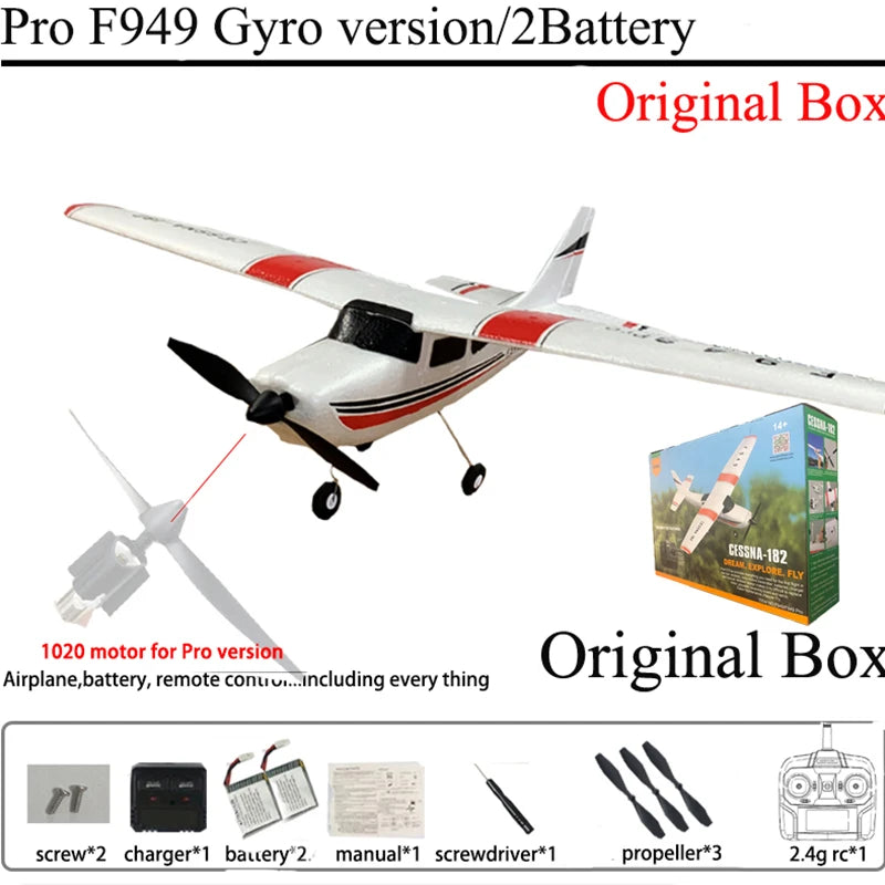 WLtoys F949 RC Airplane 3 Channel Fixed Wing Aircraft Gyroscope