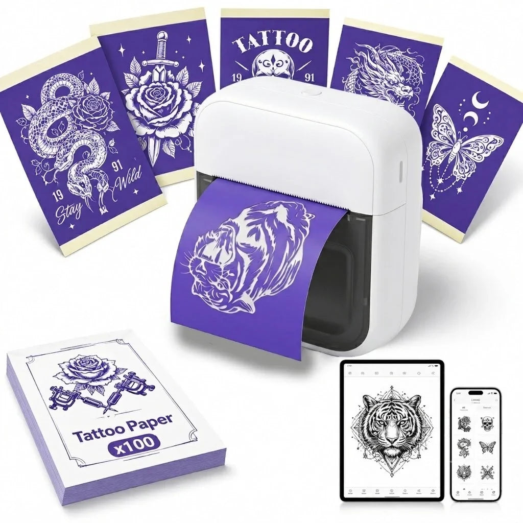 Orico C50 Portable Inkless Tattoo Transfer Printer for Mobile Devices