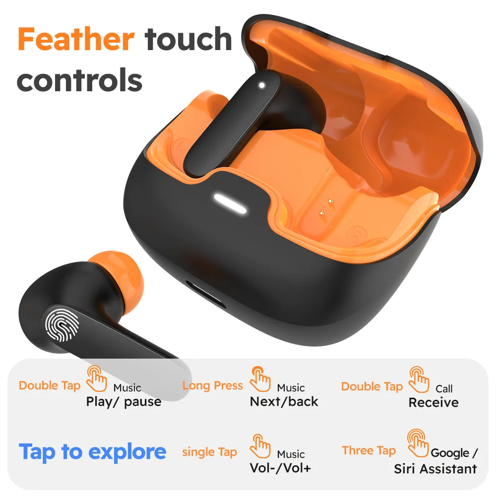 Firsting Bluetooth 5.4 TWS Earphones With ENC Noise Cancellation