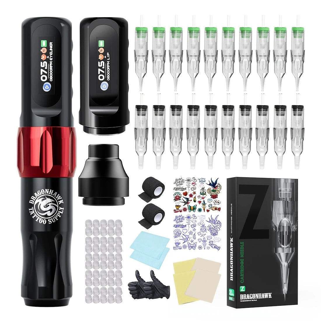 Dragonhawk Atom2 Wireless PMU Tattoo Pen With Five Preset Modes