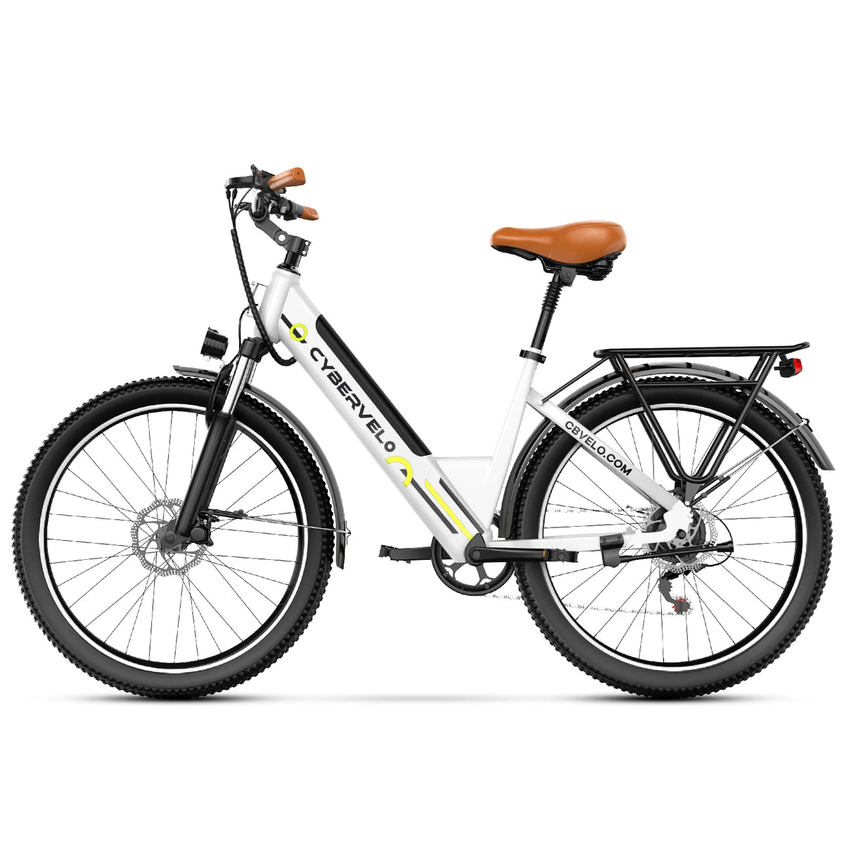 Cybervelo Urban Commute Electric Bike 1000W Peak Motor Detachable Battery