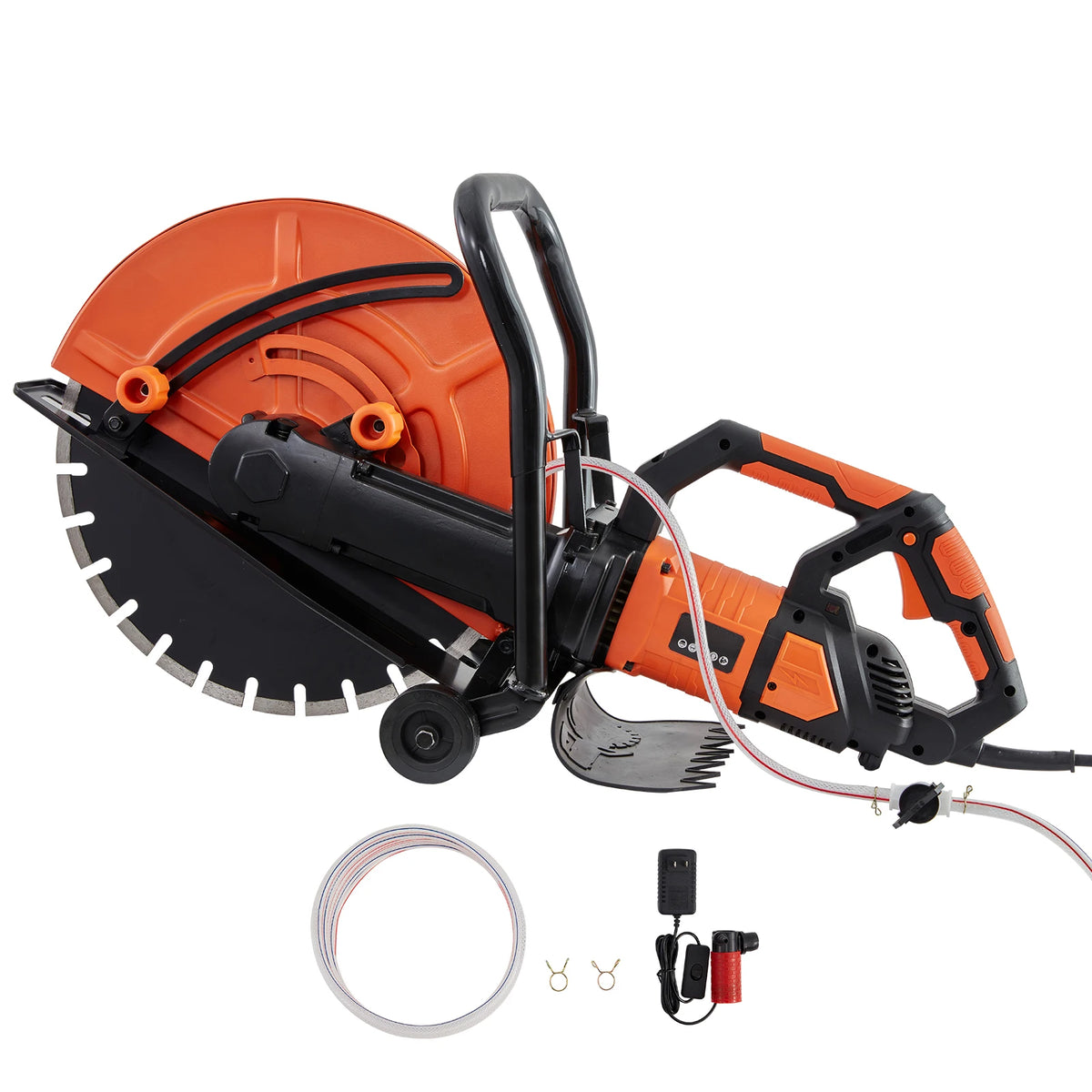 SucceBuy Electric Concrete Saw With Adjustable Depth Wet Cutting