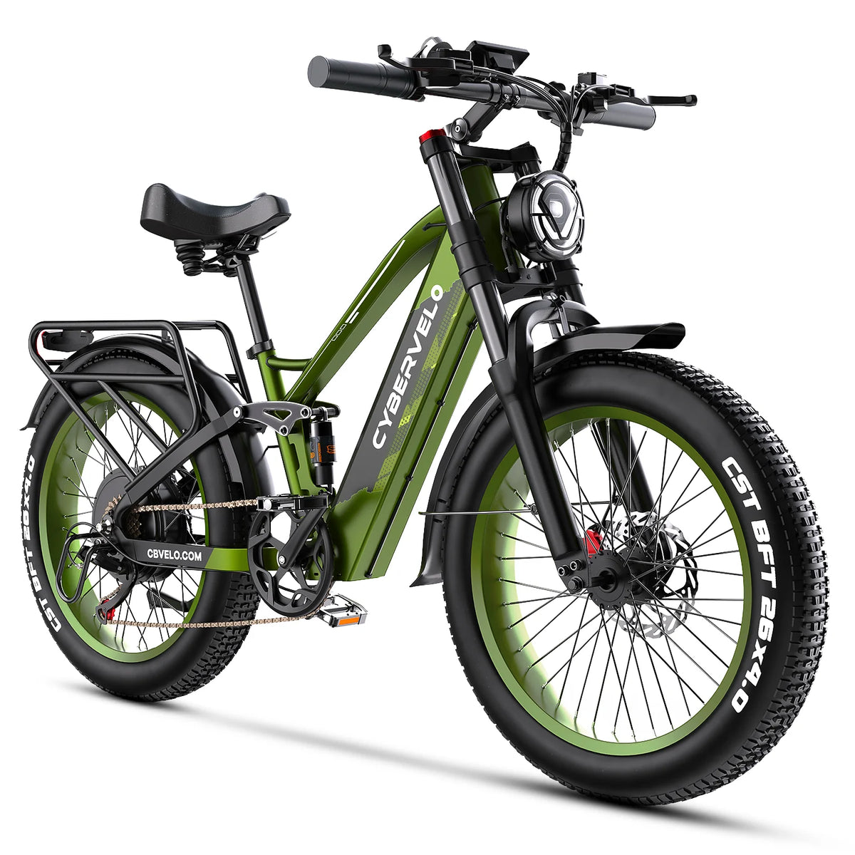 Cybervelo 5000W Peak All Terrain Fat Tire Electric Bike