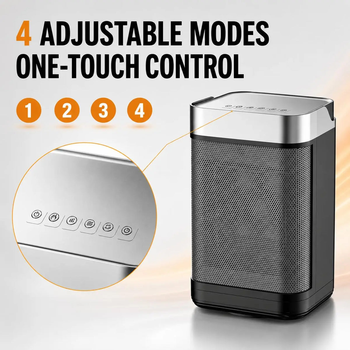 GAOMON Ceramic Space Heater with Remote & Oscillation
