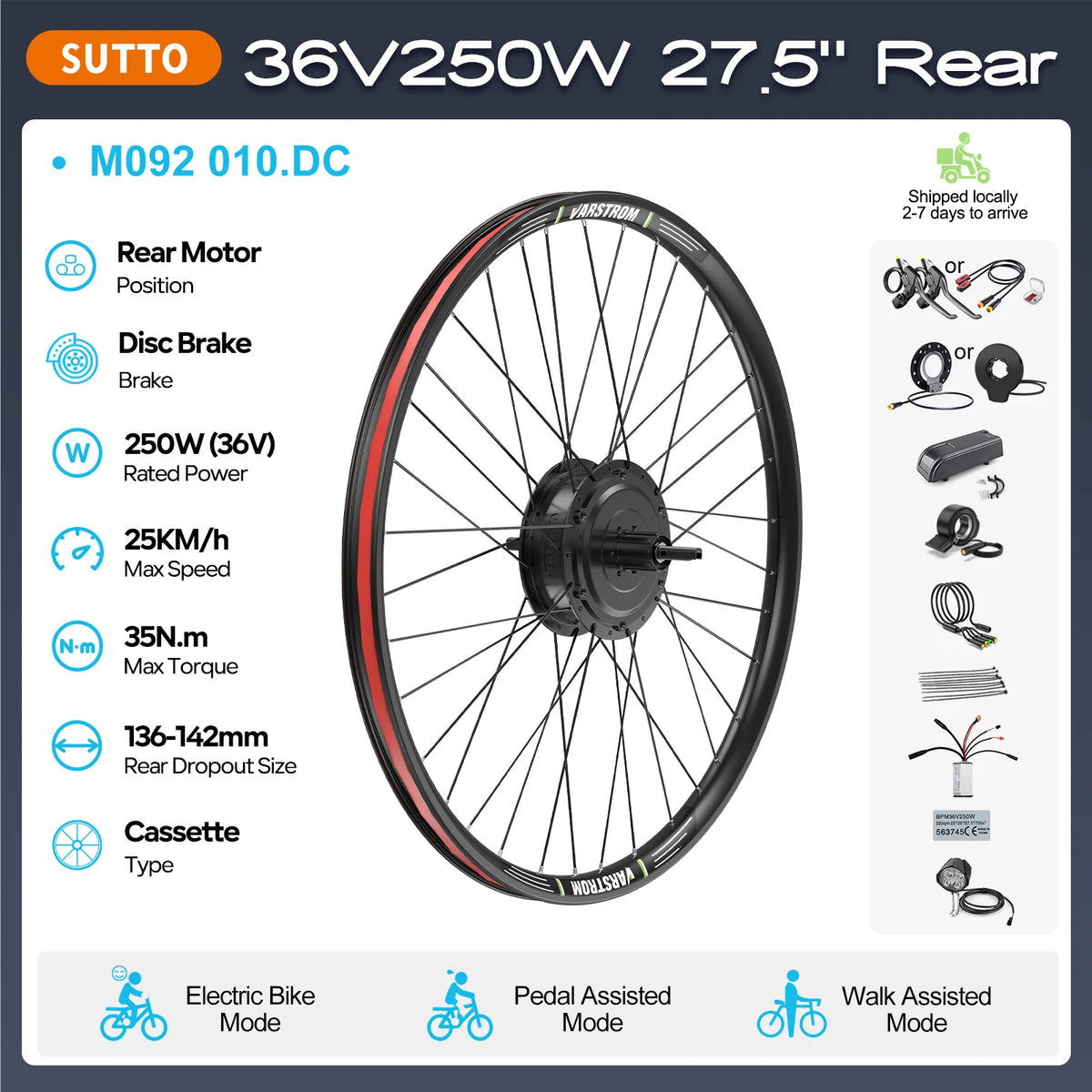 Bafang Brushless Rear Hub Motor For Cassette Wheel Drive