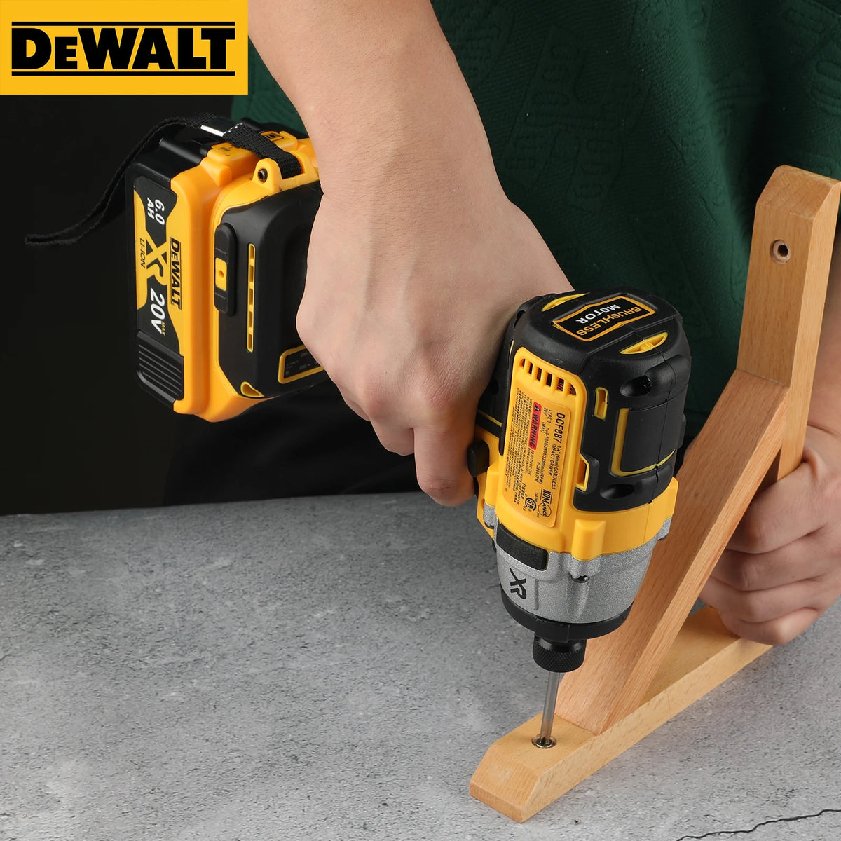 DEWALT DCD887 Brushless Cordless Impact Driver For Woodworking