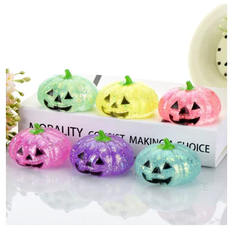 Halloween Pumpkin Squishy Toy Slow Rebound Stress Relief Fidget