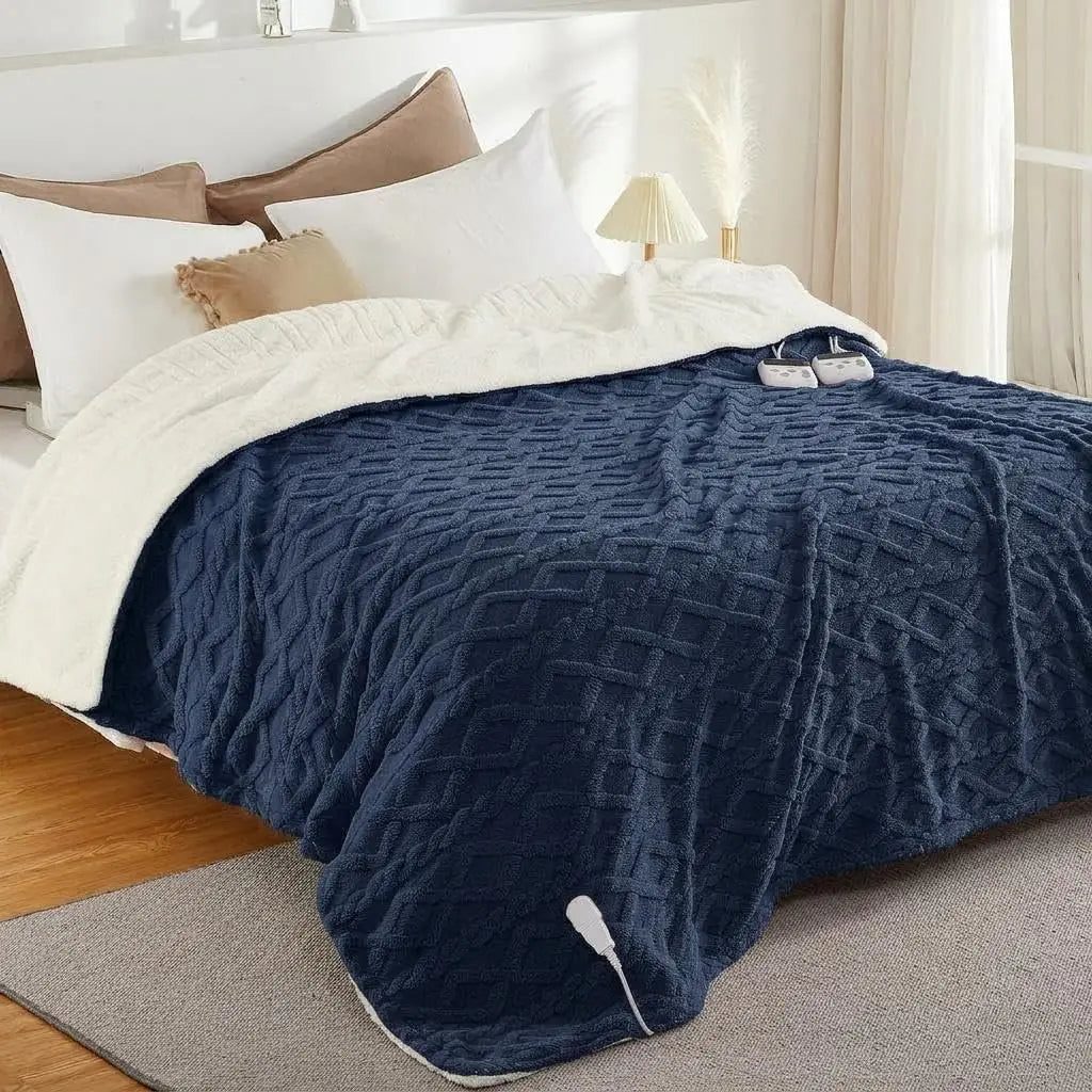 Garvee Premium Heated Electric Sherpa Throw Blanket