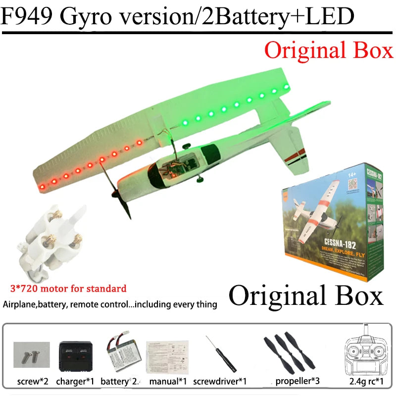 WLtoys F949 RC Airplane 3 Channel Fixed Wing Aircraft Gyroscope