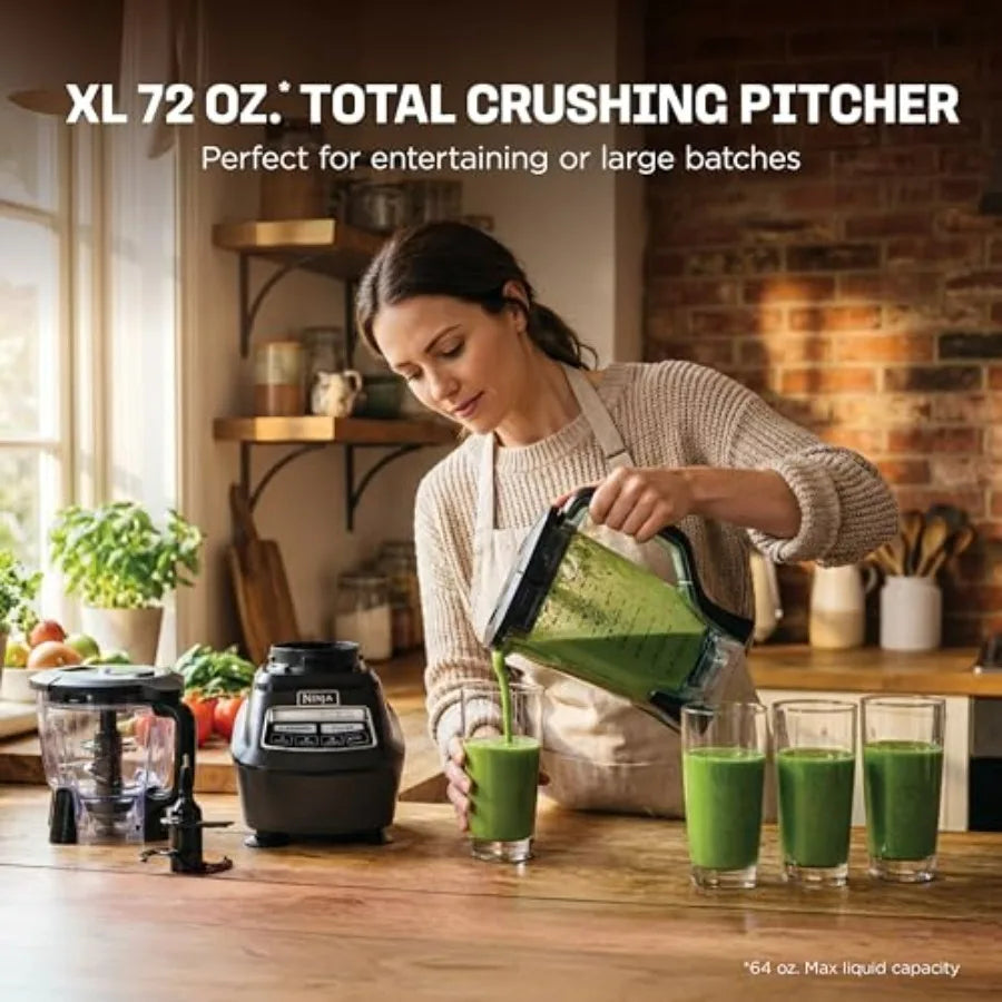 Multifunctional Food Processor and Blender for Smoothies and More
