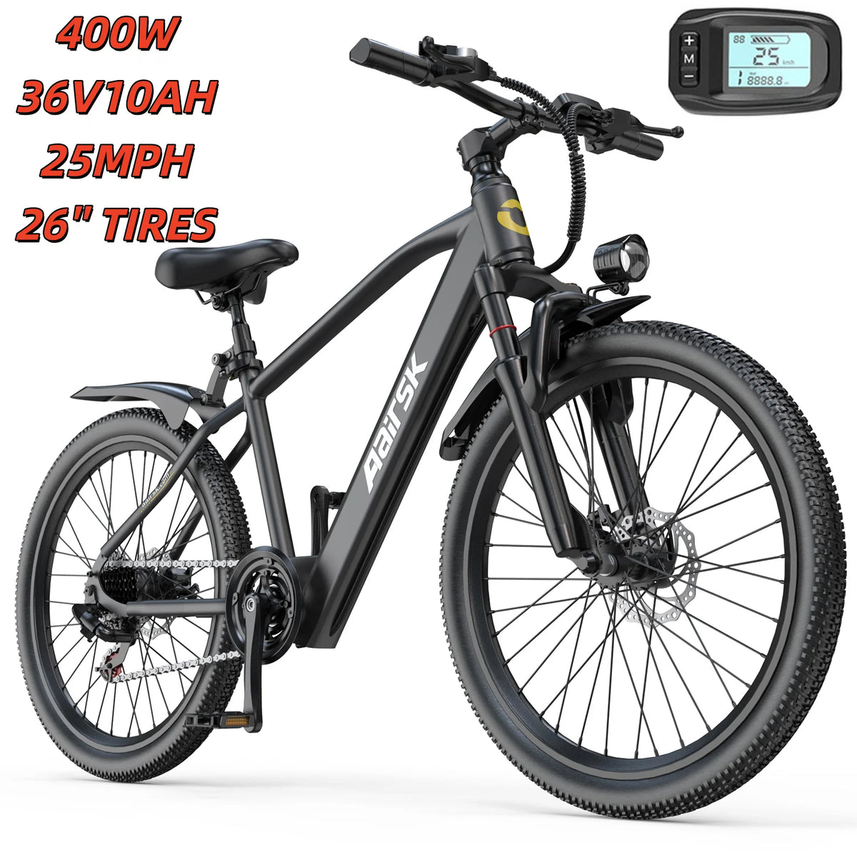 EOEOTWO Electric Fat Tire Bike For Adults Smooth Riding Experience