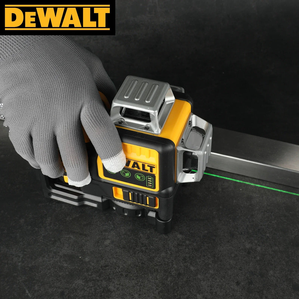 DEWALT DW089LG Cordless Cross Line Self Leveling Professional Laser Tool