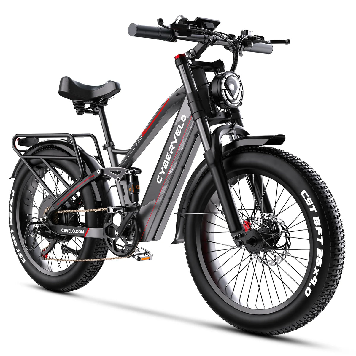 Cybervelo 5000W Peak All Terrain Fat Tire Electric Bike