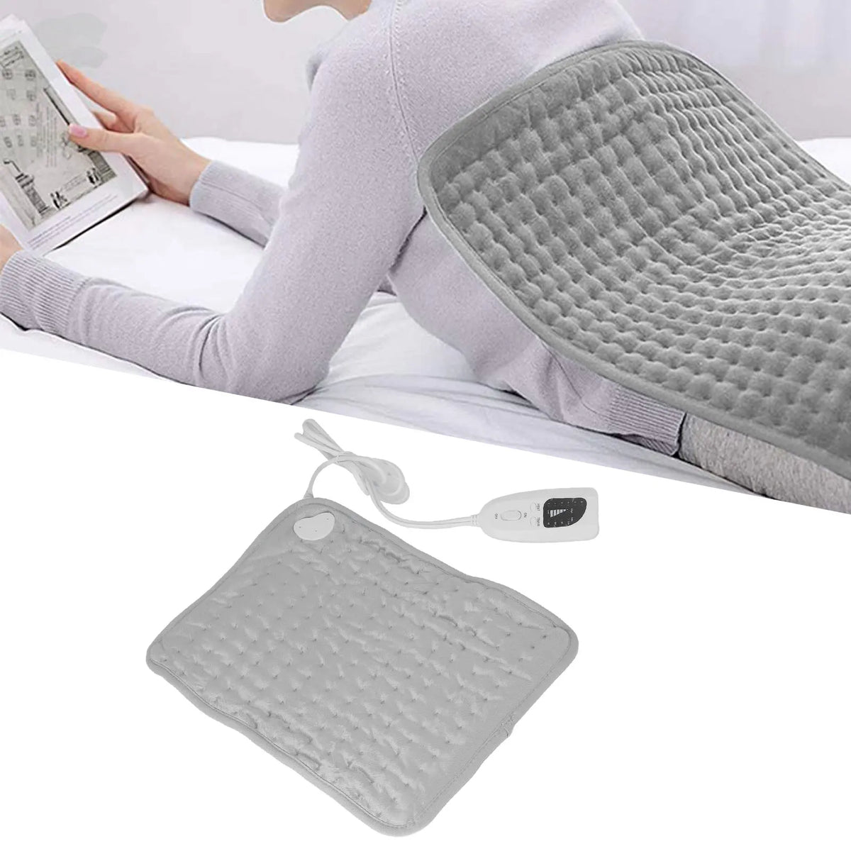 Electric Heating Pad With Smart Timer And Fast Even Heating