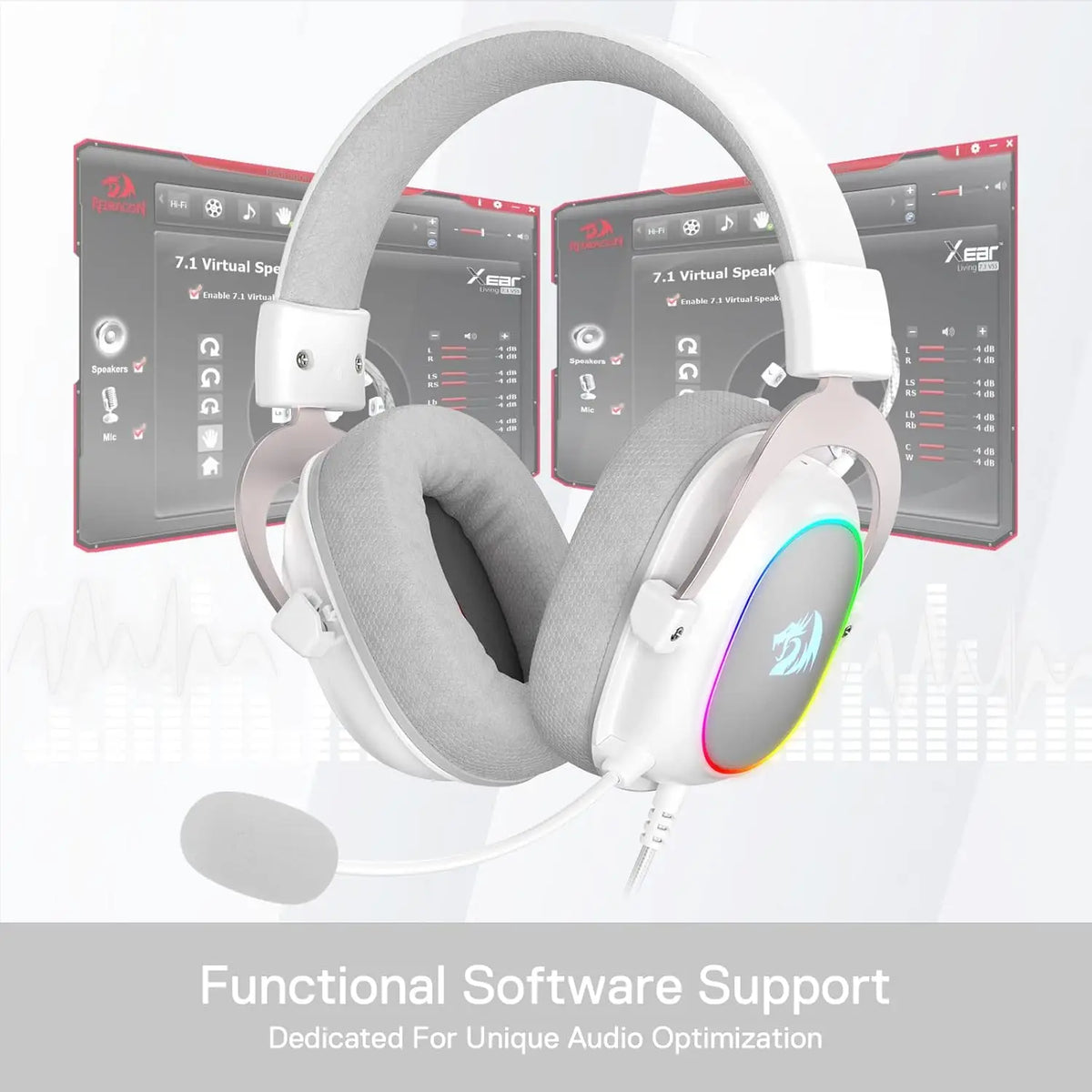 Redragon H510 Zeus X Wired Gaming Headset With 71 Surround Audio