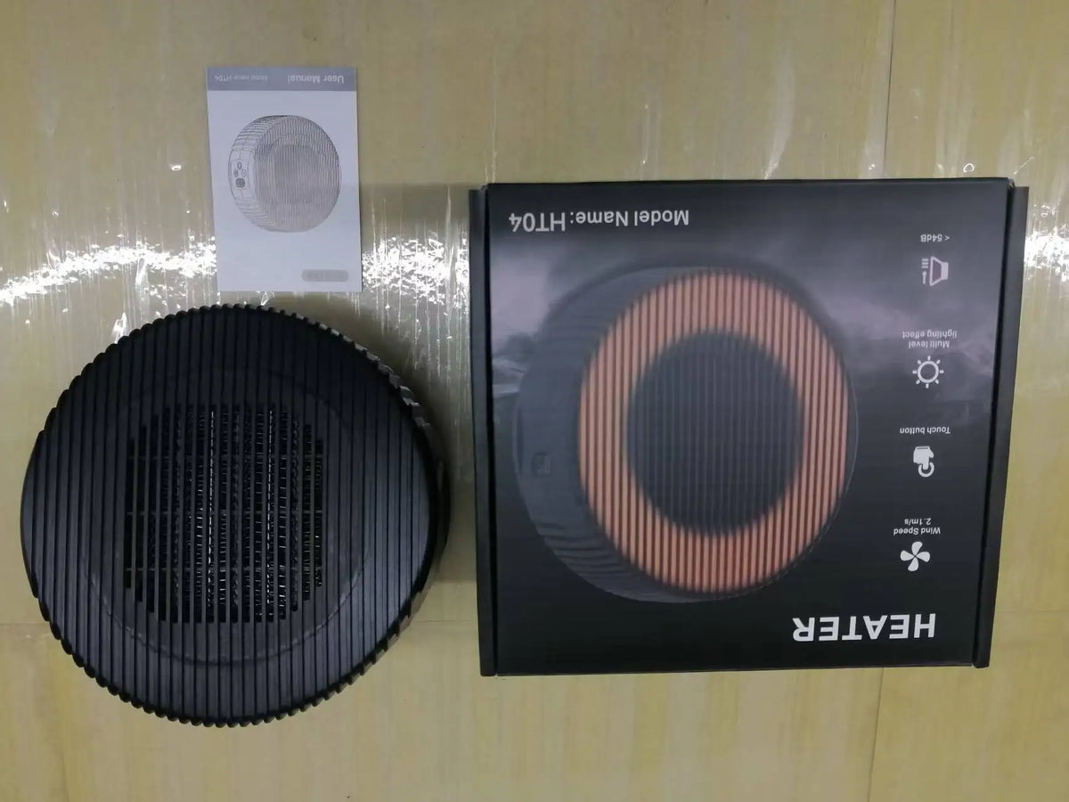 Portable Plug In Electric Space Heater With Timer And Thermostat