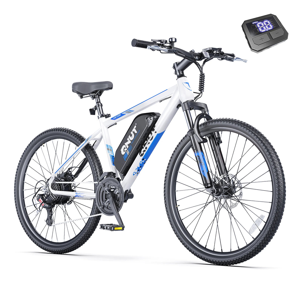 QNUT Victor 3.0 750W Electric Mountain Bike With Front Suspension