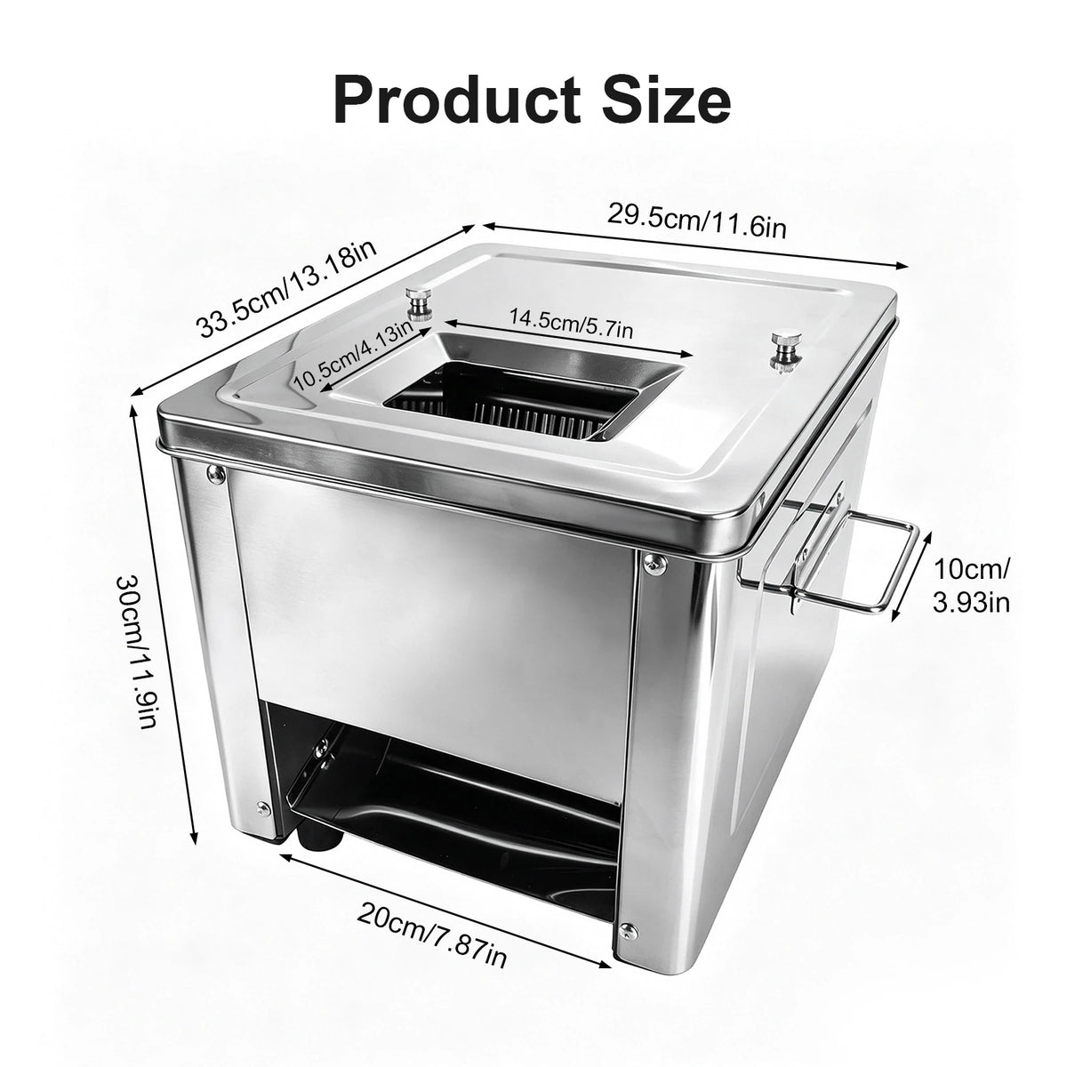 Commercial Electric Meat Slicer and Vegetable Cutter Machine for Kitchens