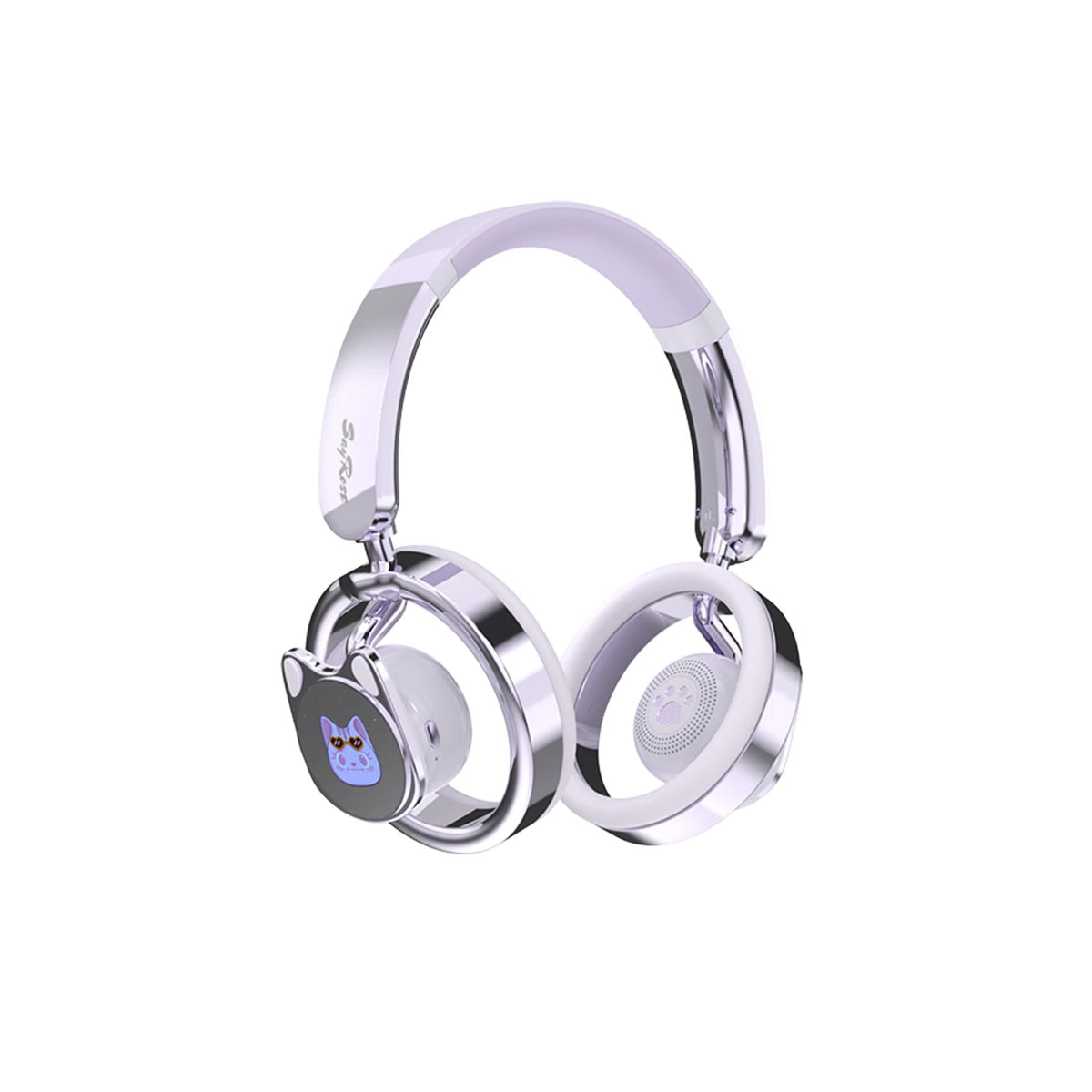 SayRose Cat Ear Open Back Bluetooth Wireless Headphones \