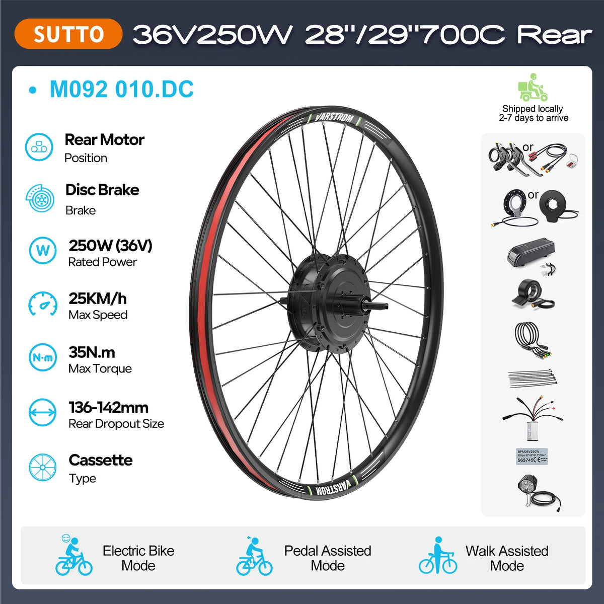 Bafang Brushless Rear Hub Motor For Cassette Wheel Drive