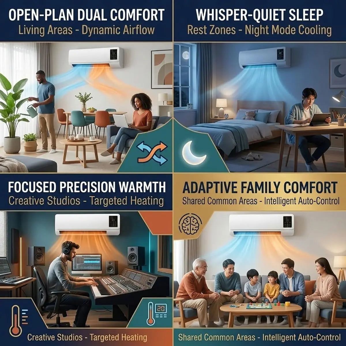 Mini Split Wall Air Conditioner And Heater For Home Comfort