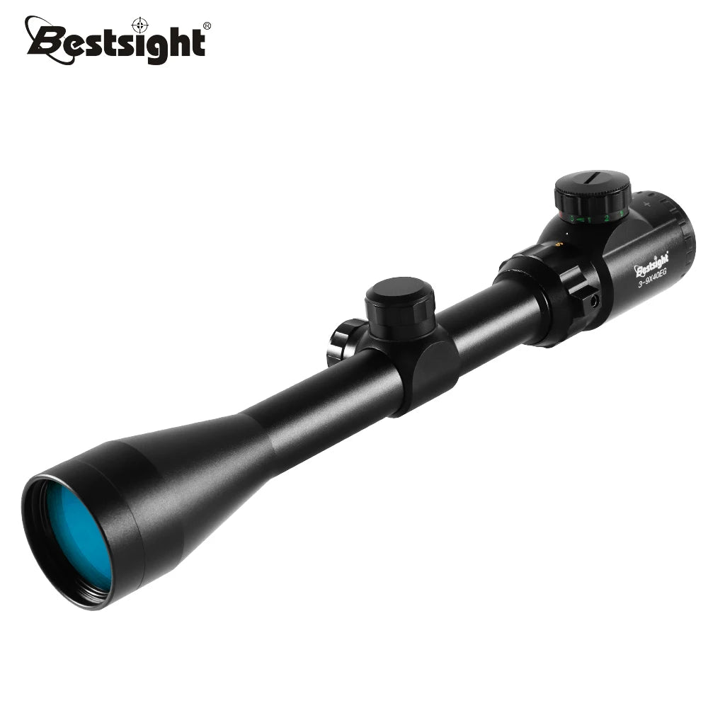 Nabila Illuminated Hunting Rifle Scope With Mounts Mil Dot Optic