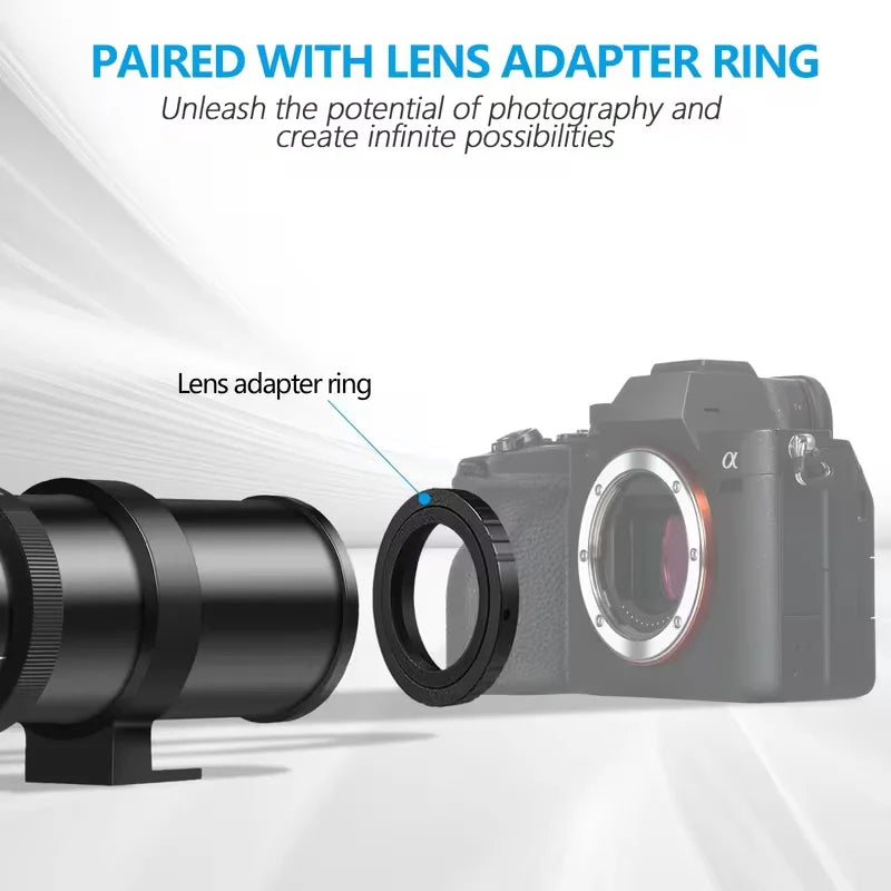 Professional Manual 420 To 800 Mm T Mount Camera Lens