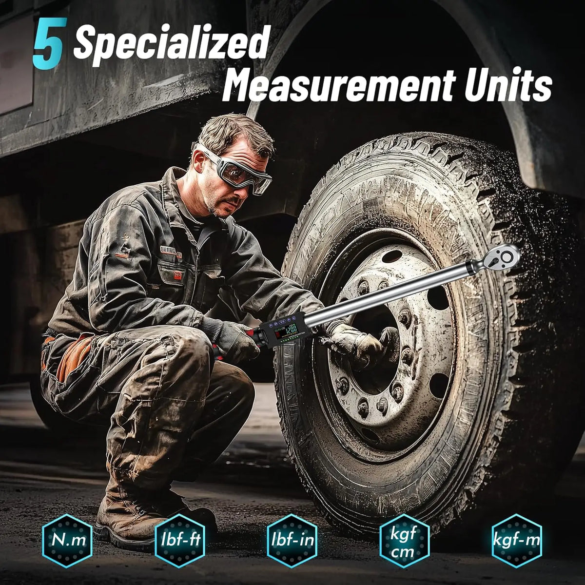 Seesii Digital Torque Wrench With Adjustable Modes For Car Care