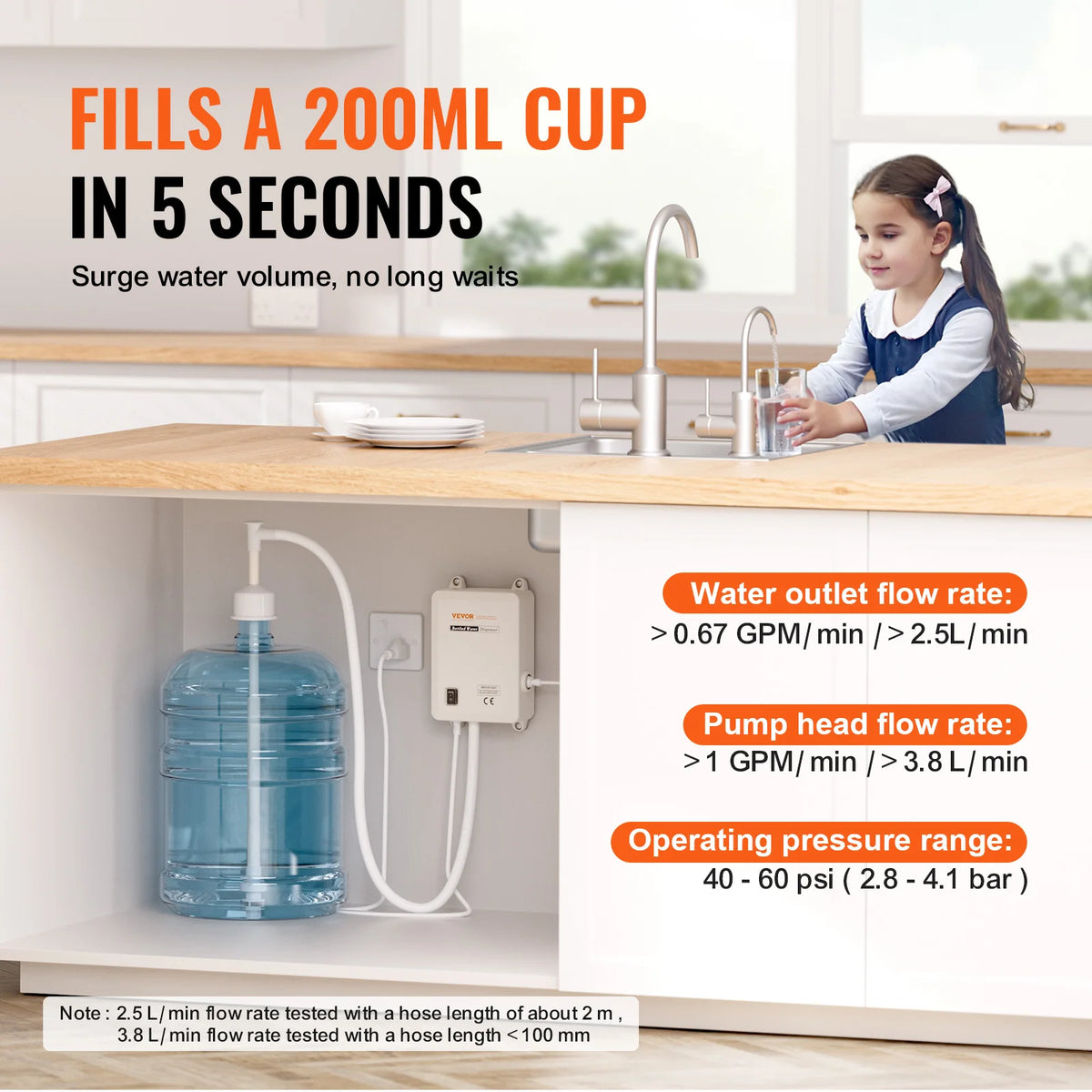SucceBuy Automatic Electric Bottled Water Dispenser Pump System