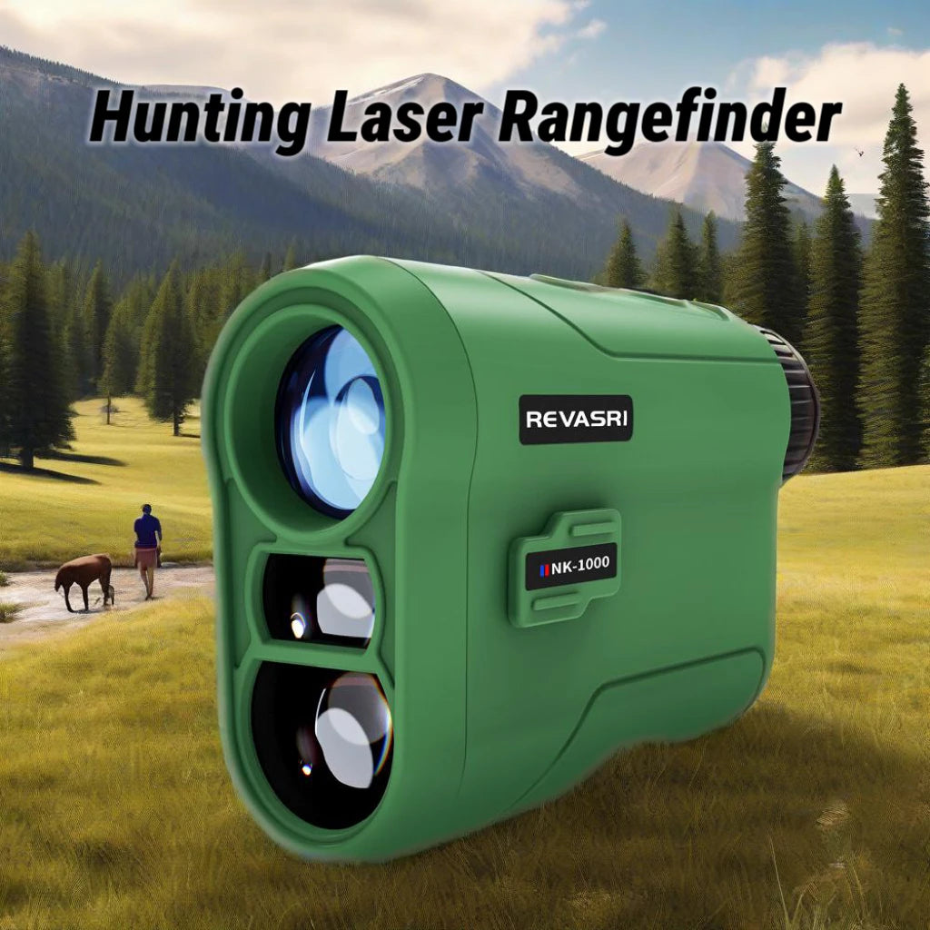 REVASRI Laser Rangefinder With Slope Compensation For Hunting And Golf