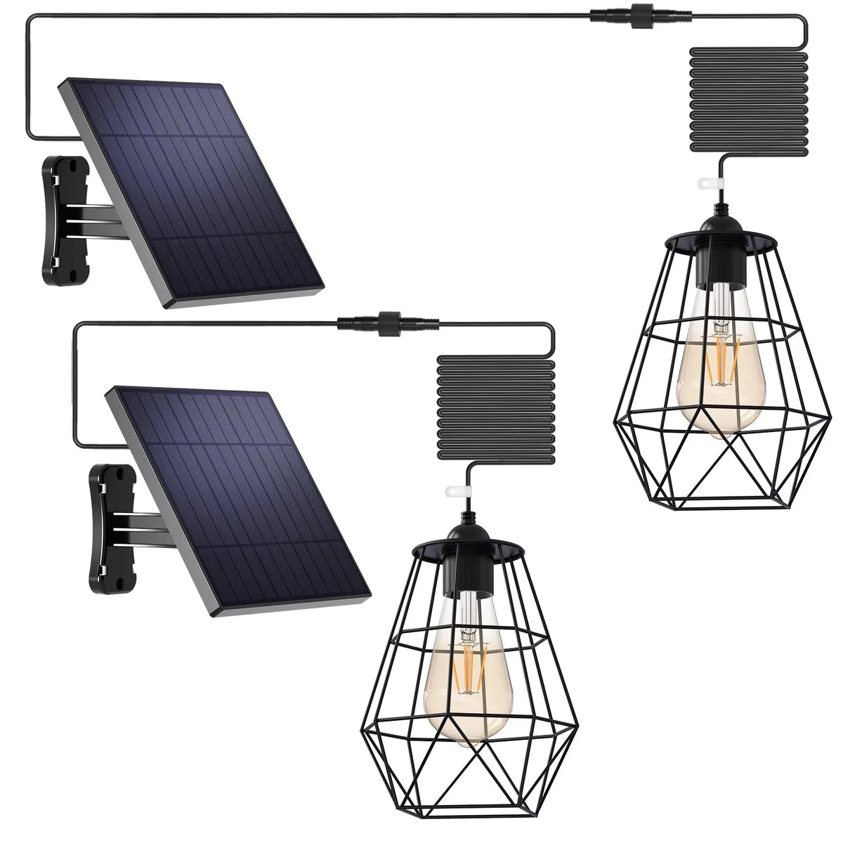 Intelamp Waterproof Solar Pendant Lights For Indoor And Outdoor Use